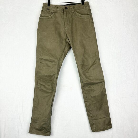 Kuhl Mens Free Ryder Pants Size 31x32 Tapered Khaki/Green - Picture 1 of 7